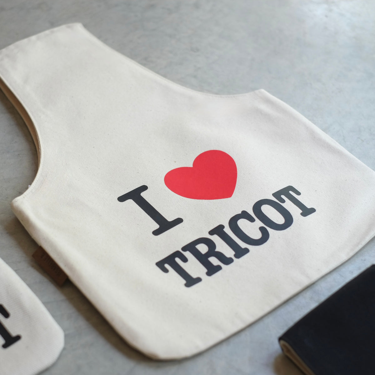 Sac de projet I ♥ Tricot