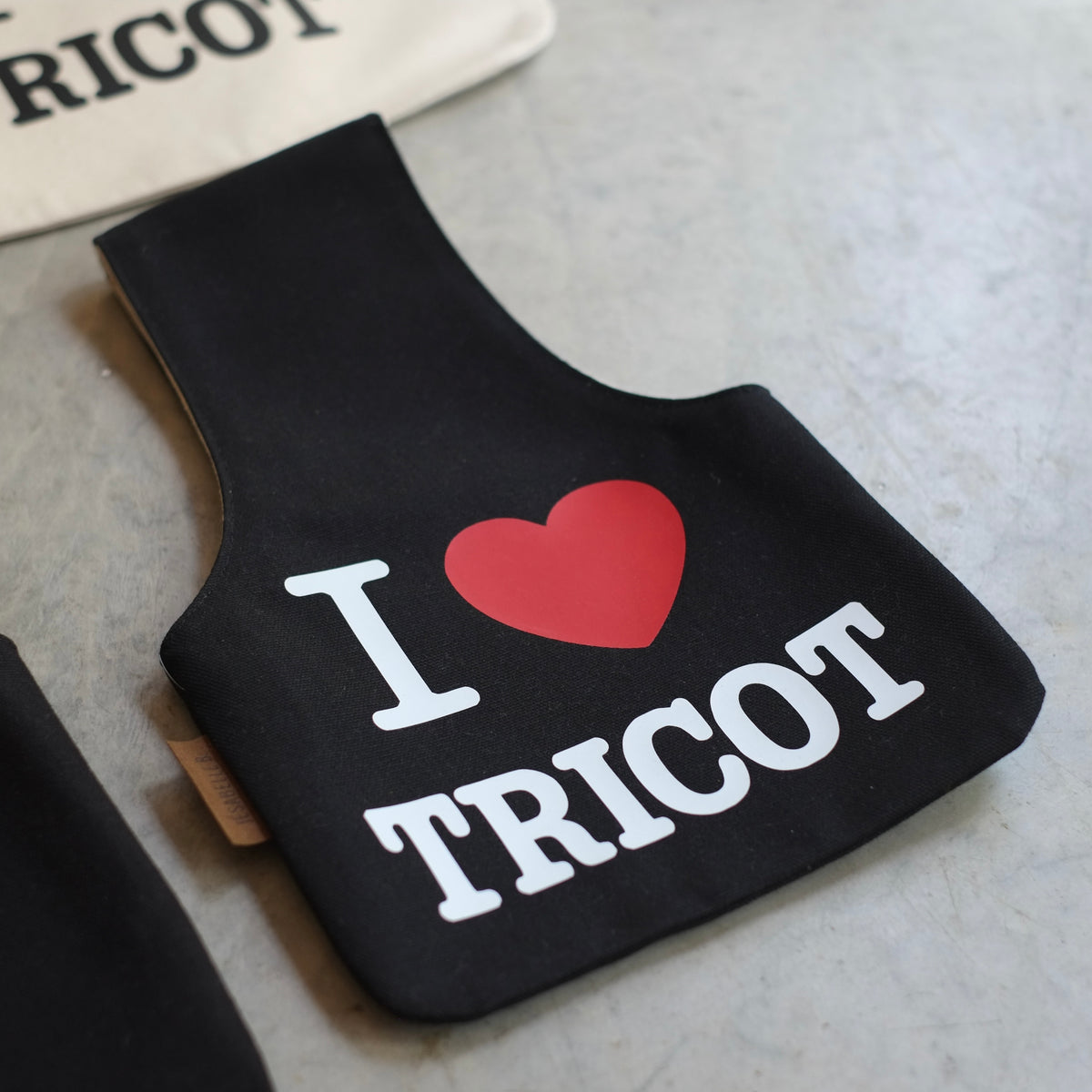 Sac de projet I ♥ Tricot