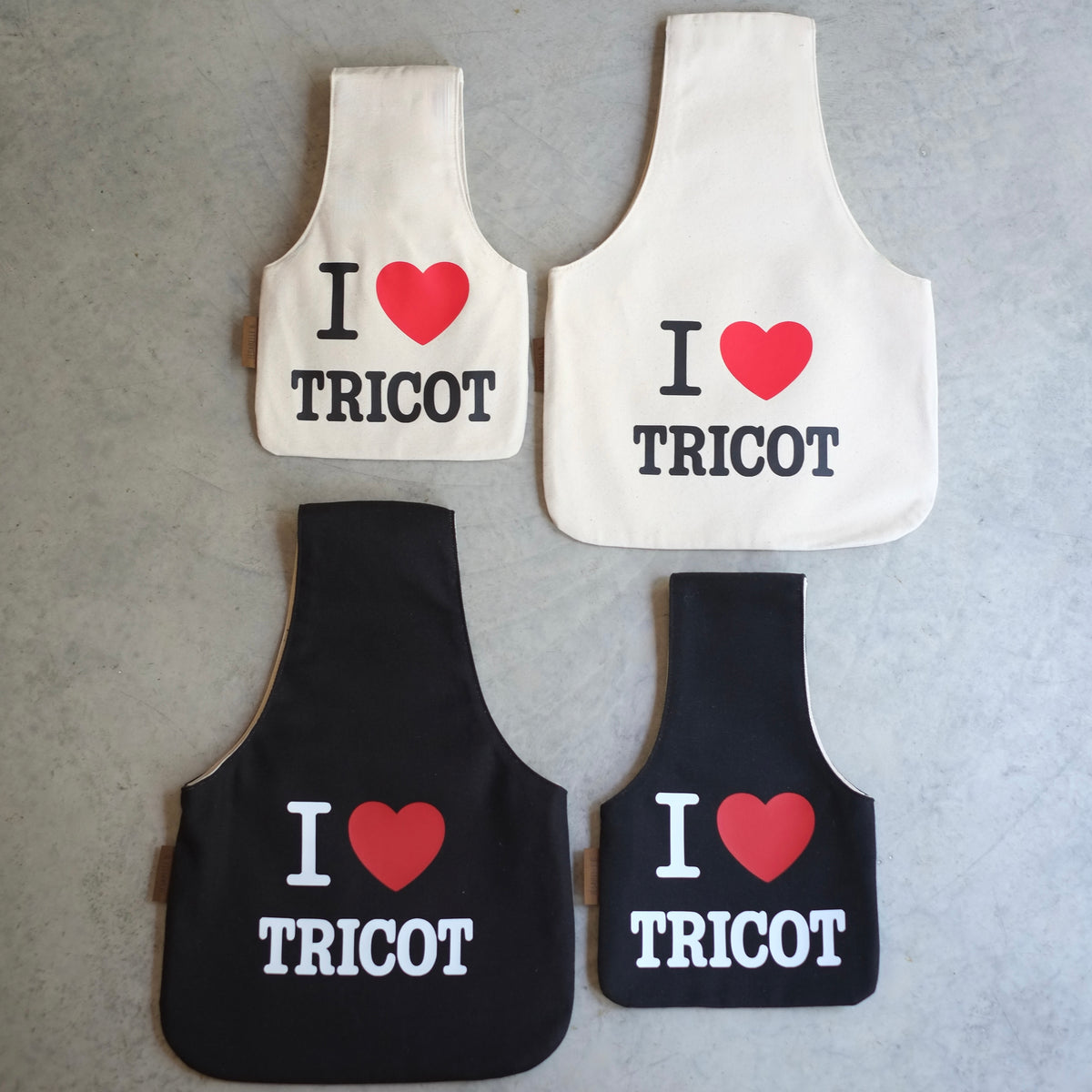 Sac de projet I ♥ Tricot